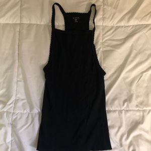 Black tank top